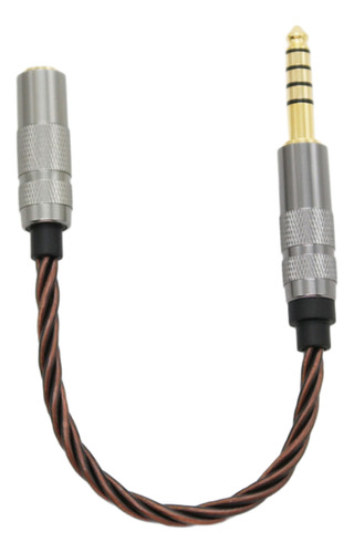 Cable Adaptador Macho Equilibrado De 4,4mm A Hembra Marrón