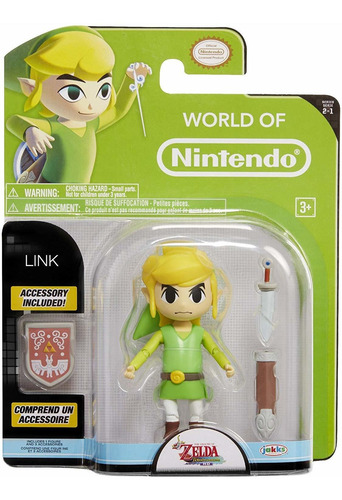 Mundo De Nintendo 91 453 4 Figura Enlace Wind Waker Hd Acci