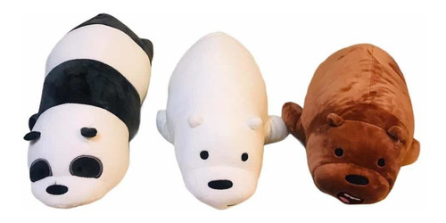 Peluches Osos Escandalosos We Bare Bears Set 3 Ck