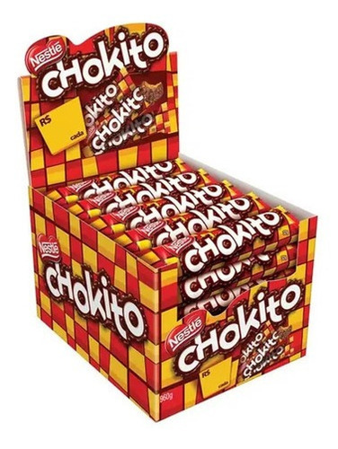 Chocolate Chokito Barras Nestlé - 30unids Com 960g