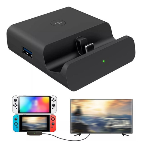 Adaptador Hdmi Tv Para Nintendo Switch 4k Usb Tipo C 