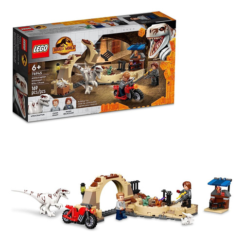 Lego 76945 Persecución En Moto Dinosaurio Atrocirraptor 