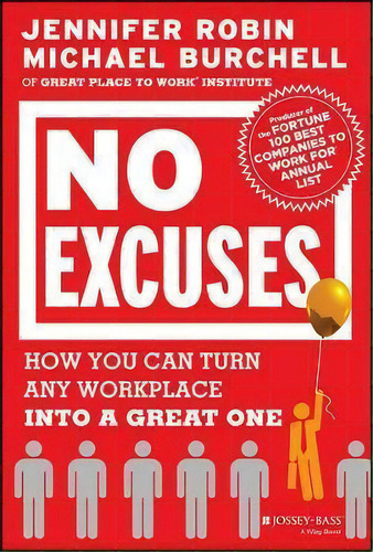 No Excuses, De Jennifer Robin. Editorial John Wiley Sons Inc, Tapa Dura En Inglés