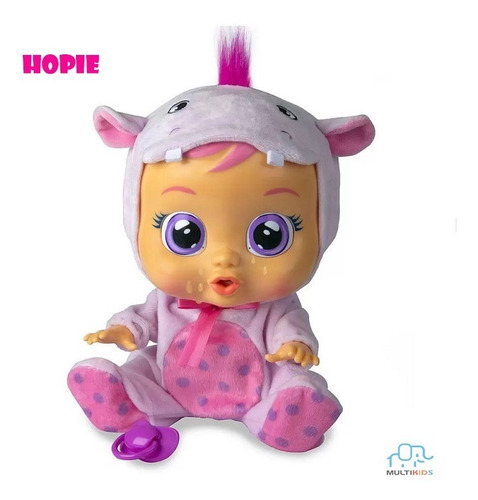 Imagem 1 de 4 de Boneca Cry Babies Hopie Multilkids - Br1030