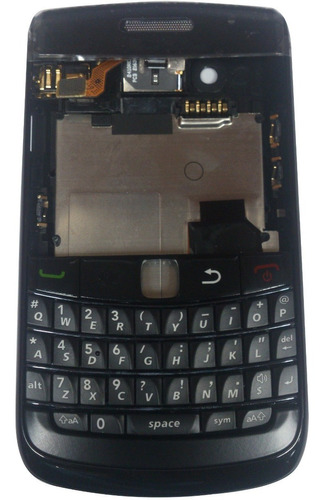Carcasa Blackberry Bold 4 9780 Con Contacto Negra Completa