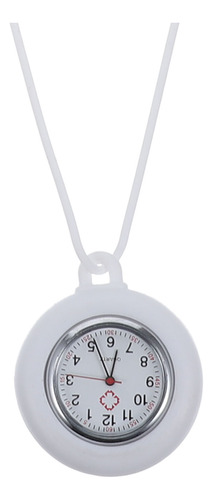 Reloj Colgante De Bolsillo Para Enfermera, Blanco, De Silico