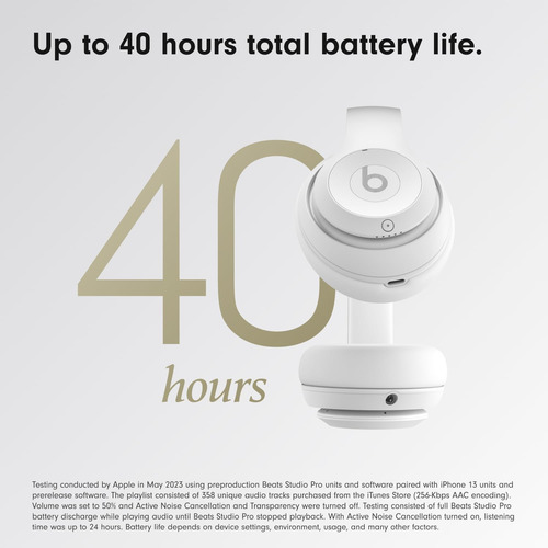 Auriculares Beats Studio Pro Inalámbricos Bluetooth Blancos