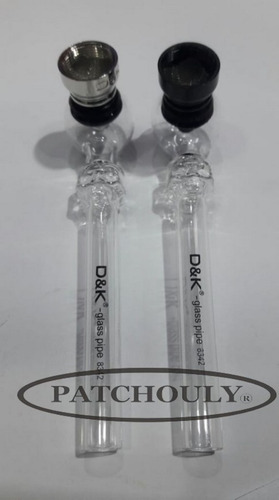 Imagen 6 de 7 de Pipa De Vidrio Pyrex Calavera Skull D&k Borosilicato 12 Cm.