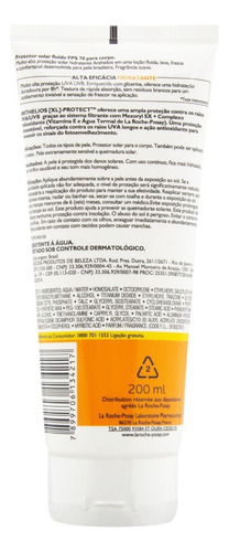 Protetor Solar Fluido Anthelios Fps 70 200ml La Roche-posay
