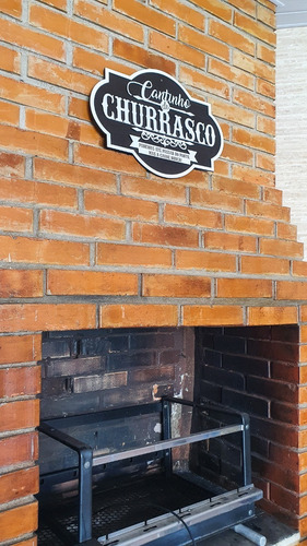 Placa Mdf De Parede Cantinho Do Churrasco Área Gourmet