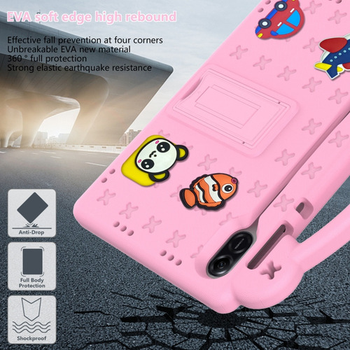 Capa Eva Rosa Para Honor Pad X9 Para Crianças