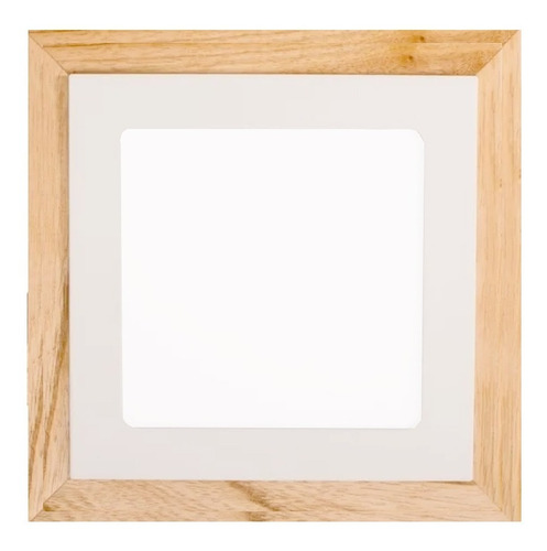 Imagen 3 de 8 de Plafon Madera Led 6w 15x15cm Ideal Living Cocina Pasillo