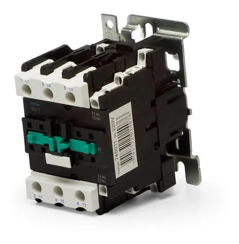 Imagen 4 de 9 de Contactor Tripolar 50a 1na+nc 220/24v Sica