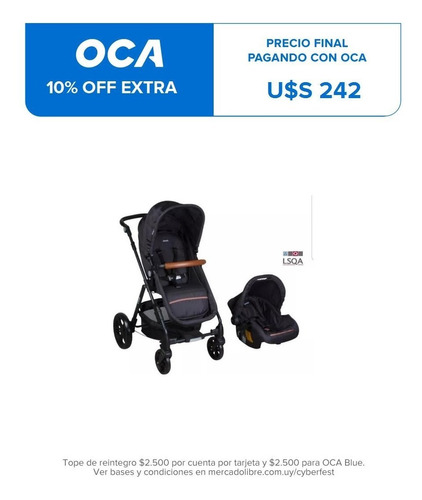 Coche Silla Moisés Cuna Travel Sistem Infanti Cloud