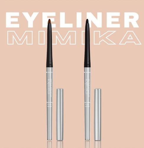 Delineador retráctil Lidherma Mimika color ultra black