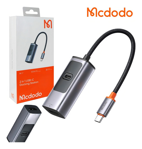 Hub Usb C Mcdodo Adaptador Multipuerto Hdmi 8k Pd 100w 5gbps