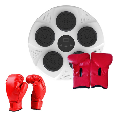 Máquina De Boxeo Electrónica, Guantes Blancos Para Adultos