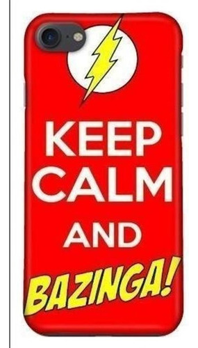 Funda Celular Big Bang Theory Bazinga Keep Calm Toda Marca *