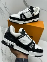 Comprar Tenis Louis Vuitton Trainer Blanco Negro Amiri Gucci Versace Coach Boss Burberry Prada