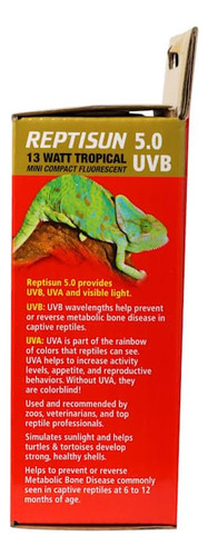 Zoo Med Reptisun 5.0 Mini Lámpara Fluorescente Compacta De 1