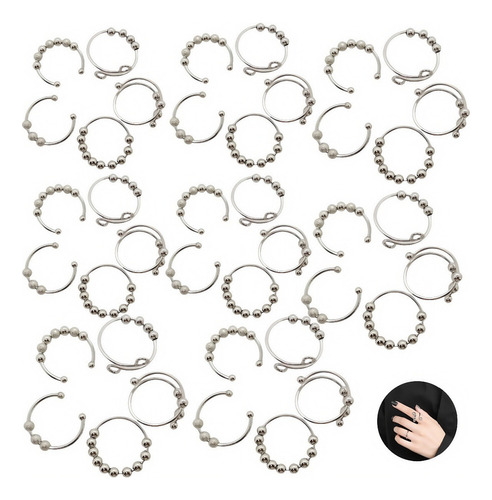 Anillo Giratorio De Acero Inoxidable De 40 Piezas