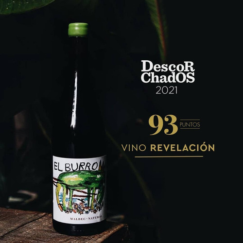 Imagen 2 de 8 de El Burro Malbec Natural - Santa Julia - Organico - 750 Ml