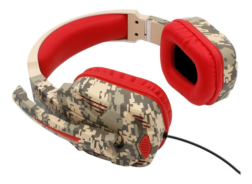 Audifonos Diadema Gamer Ps4 Y Xbox One Ipega R005 Camuflado