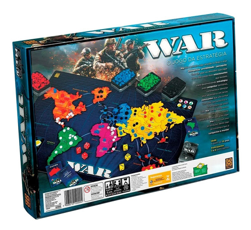 Imagem 3 de 3 de Jogo de mesa War Grow 02000
