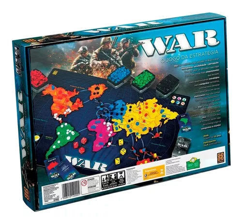 Jogo War - O Jogo Da Estratégia - Jogo De Tabuleiro War