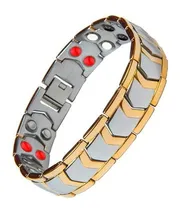 Comprar Pulsera Biomagnética Curación Acero Unisex Imanes Tbrm-030