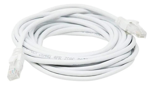 Patch Cord Cat.5e 10m Branco Pc-ethu100wh Plus Cable