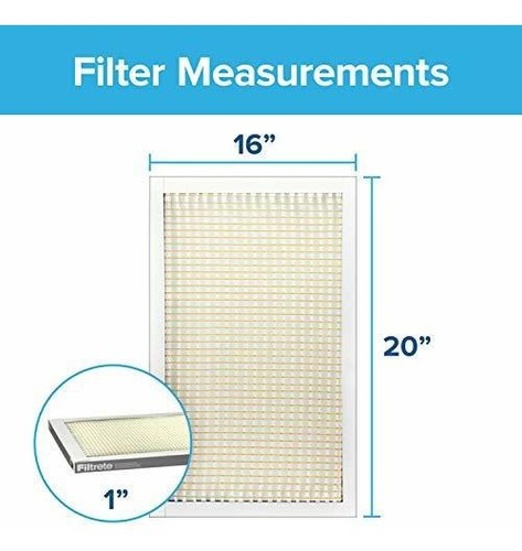 Imagen 2 de 6 de Filtrete Clean Living Filtro Basico Antipolvo Bd00 6pk