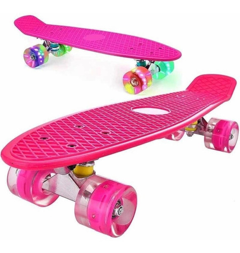 Patineta Skate Con Luces Penny Ultra Resistente Tecnotiendar