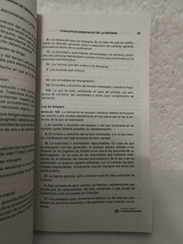 Argumentación Para Los Agravios De Defensa Jurídica. Burgoa (Usado)