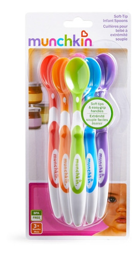 Cucharas Bebe Munchkin Punta Suave X6