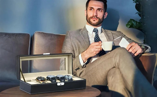 . Relojero, Caja Organizadora Relojes Para Hombre,