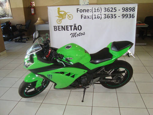 Imagem 3 de 10 de Kawasaki Ninja 300 R Verde 2013