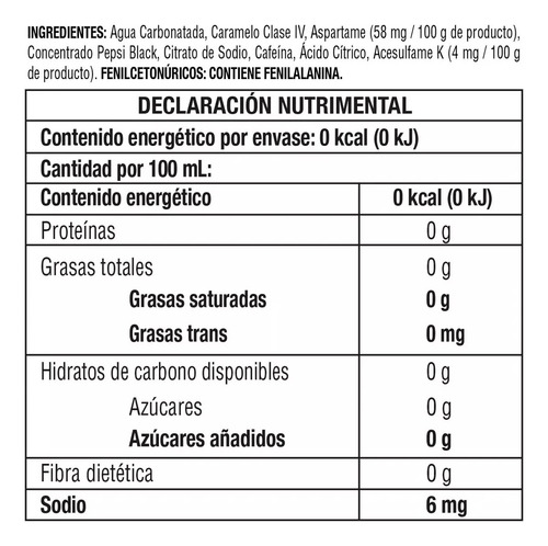 Refrescos Pepsi Sin AzĂșcar 12 Botellas De 600 Ml C/u