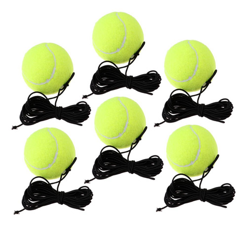 6x De Entrenamiento De Pelotas De Entrenamiento De Tenis