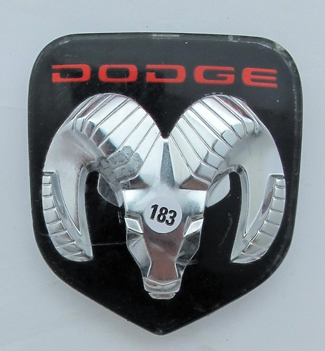 Emblema Original Dodge Acrilico Transparente 5.9x6.6.cm.#183