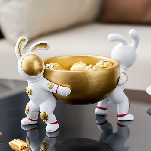 Escultura Snack Bandeja Cosmética Pastel 19cmx13cmx15cm