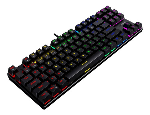 Teclado Gamer Mecánico Usb Targa Tg-k250m Led 60 Mill. Clics