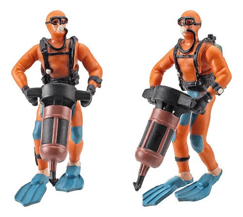 Y 4x Buzo En Miniatura Figura De Acción Modelo Seaae