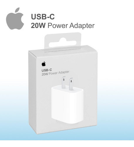 Cargador Apple 20w iPhone 12 Y 11 + Cable 2mt Original