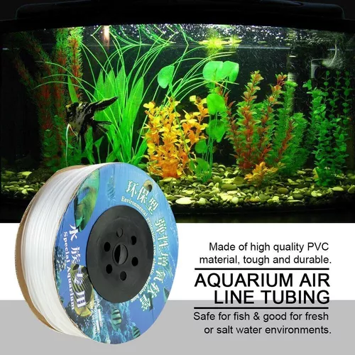 Manguera Acuario Aireador Co2 Filtro Pecera Silicona 10m