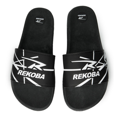 Imagem 2 de 5 de Chinelo Masculino Borracha Resistente Slide Graf