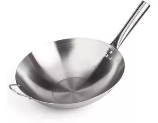 Wok Chifero Numero 40 Cm De Acero Inoxidable