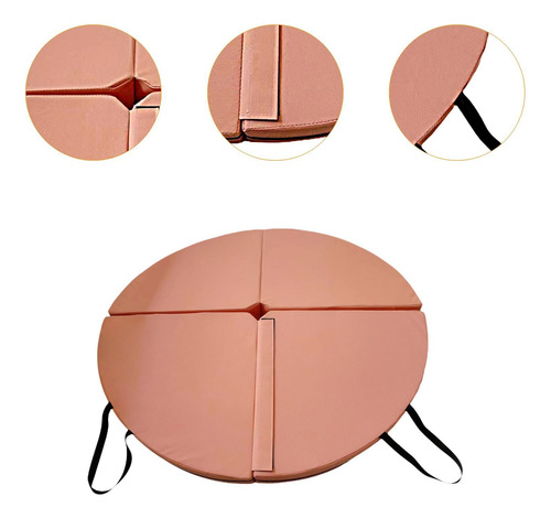 Colchoneta Plegable Para Baile En Barra, Colchoneta Rosa