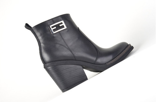Imagen 4 de 6 de Botas Botinetas Texanas De Mujer De Cuero Georgi - Ferraro