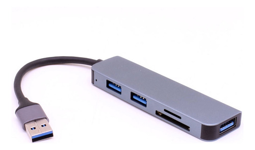 Adaptador Hub 5 En 1 Seisa 4k Multifuncional 3 Usb Ios Win